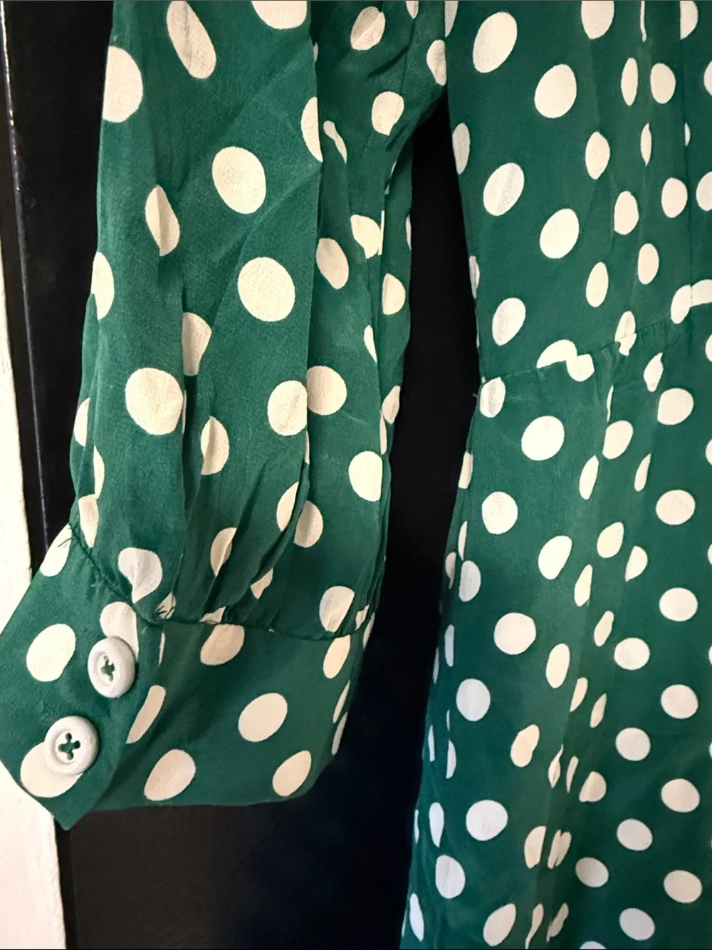 Kate Spade Daniella Polka Dot Silk Wrap Dress  $428